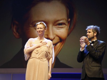 Tilda Swinton i Christoph Schlingensief, fot. Biuro prasowe Berlinale