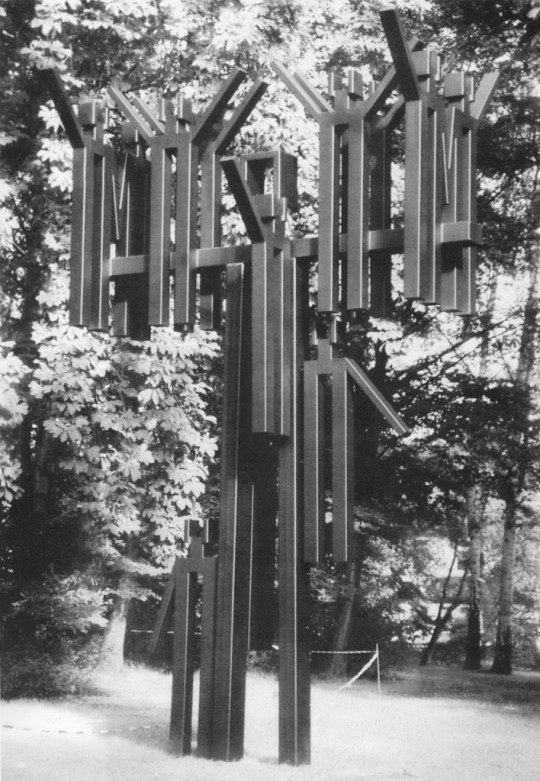 Stefan Papp, Ludzie (Menschen), 1990, rzeźba plenerowa, stal, Bad Oeynhausen, RFN