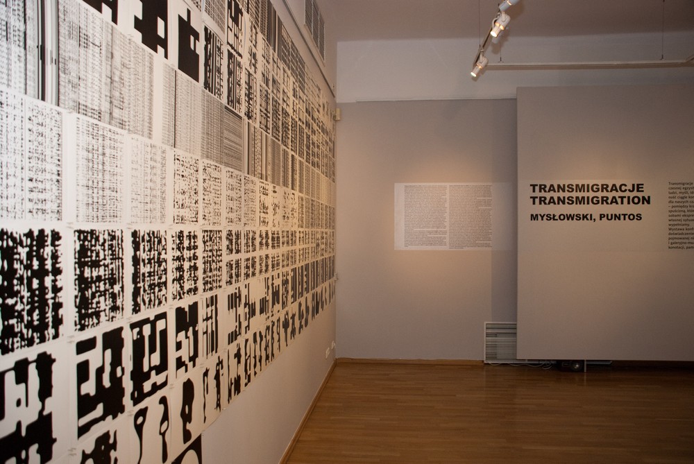 Wystawa „Transmigracje. Mysłowski, Puntos” w MCK w Krakowie, fot. Zofia Waligóra