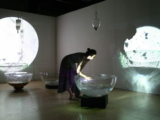 Victoria Vesna, Water Bowls, 2006