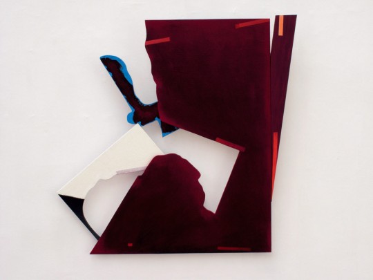 RESZTY RESZT 10. 2009, akryl, deska, p3ótno, 114,3 × 117,7 cm