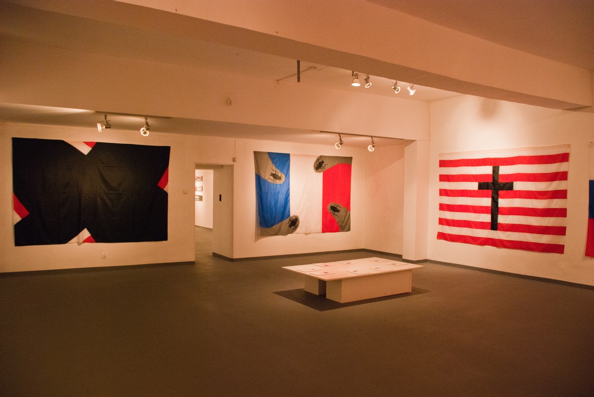 Wystawa „Flagi” w MCSW „Elektrownia” w Radomiu, fot. Zofia Waligóra