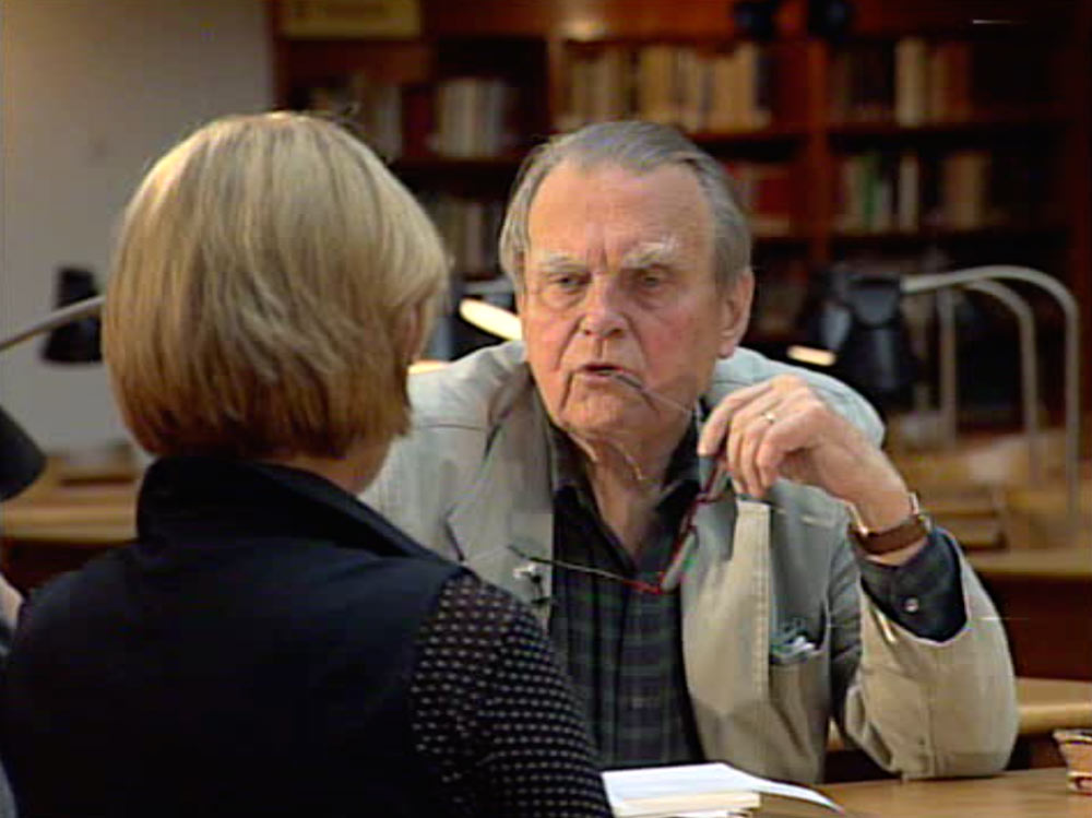Kadr z filmu „Rozmowy na koniec wieku”, Czesław Miłosz, © O.pl/Modulus