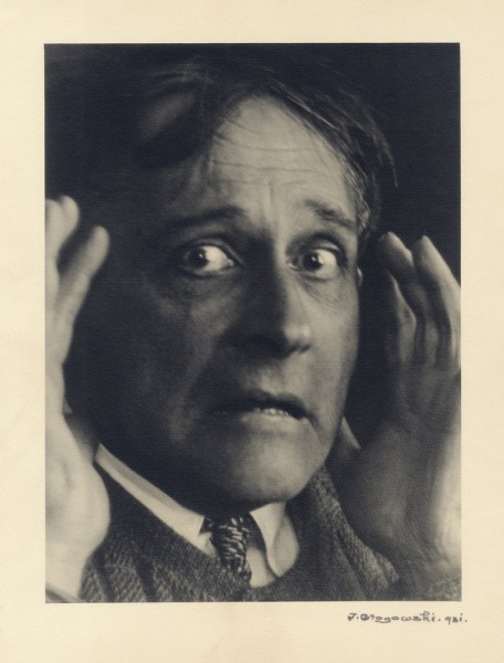 Józef Głogowski, portret S. I. Witkiewicza – Przerażenie wariata, 1931 (dzięki uprzejmości Stefana Okołowicza)