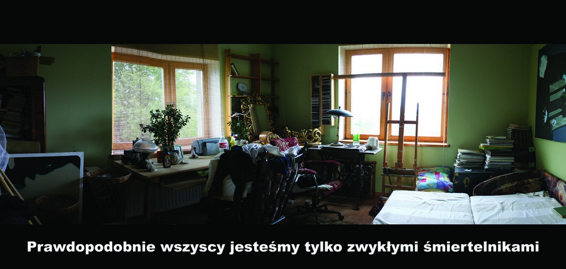 Łukasz Dziedzic i Joanna Rzepka, „Prawdopodobnie wszyscy jesteśmy tylko zwykłymi śmiertelnikami”, 2007, billboard (dzięki uprzejmości Galerii Strefa A w Krakowie)
