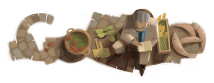 Google Doodle z okazji rocznicy urodzin Czesława Miłosza (źródło: materiały Google)