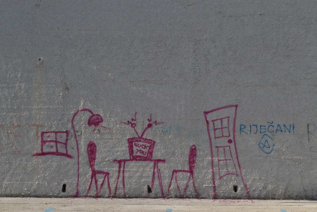 Rijeka, grafitti, fot. Karolina Włodarczyk