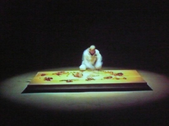 Wang Quingsong, 123456 Chops, wideo, 2008, fragment, fot. E. Wójtowicz