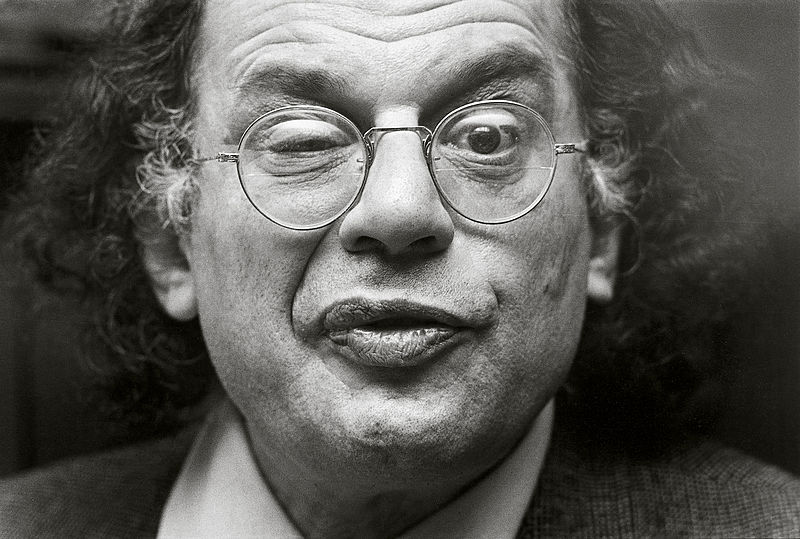 Allen Ginsberg, fot. Michiel Hendryckx (źródło: Wikipedia. Wolna Encyklopedia)