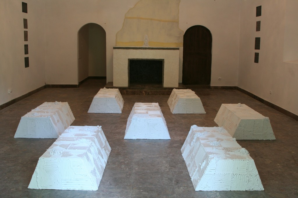 Projekt Uwe Schloena w Galerii Kaplica Centrum Rzeźby Polskiej w Orońsku (źródło: materiały Kwartalnika Rzeźby Orońsko)