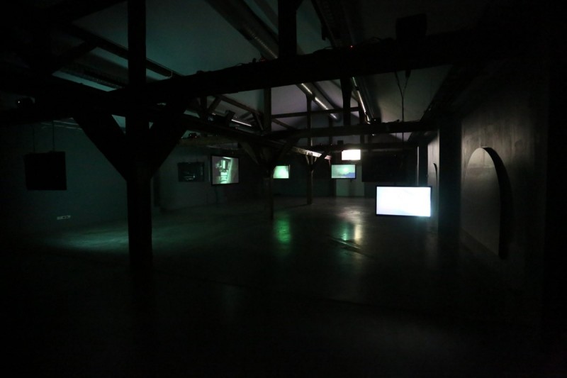 „Separacja barw”, kadr z prezentacji, Biennale Sztuki Mediów WRO 2013, fot. E. Jezierska (źródło: materiały prasowe organizatora)