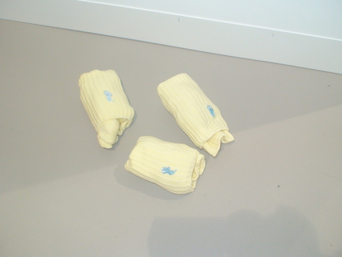 Darren Bader, Three pairs of socks, 2012, fot. Alexandra Hołownia