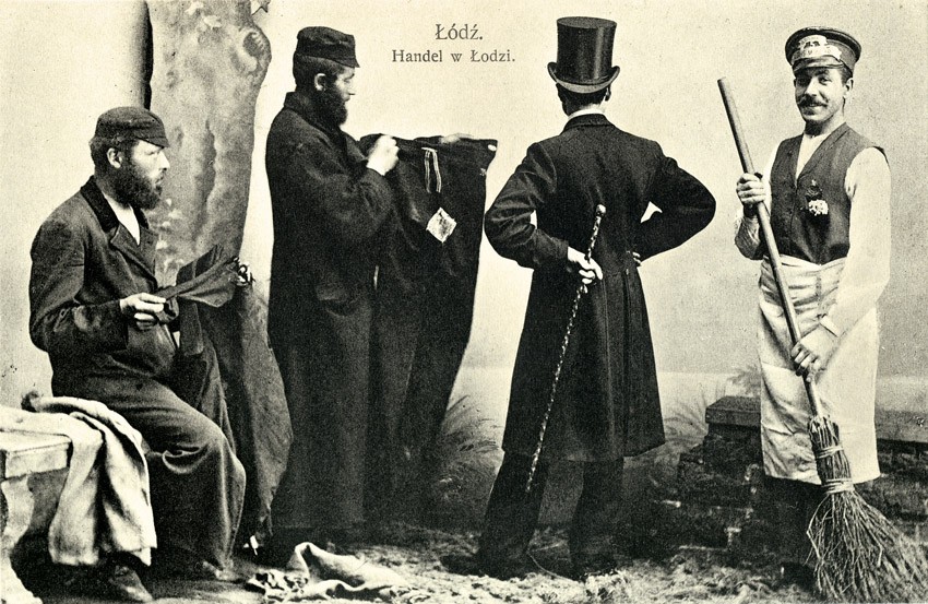 Sprzedawcy sukna i krawcy, 1900. Fot. ze zbiorów prywatnych / OK (źródło: materiały Kwartalnika Karta)