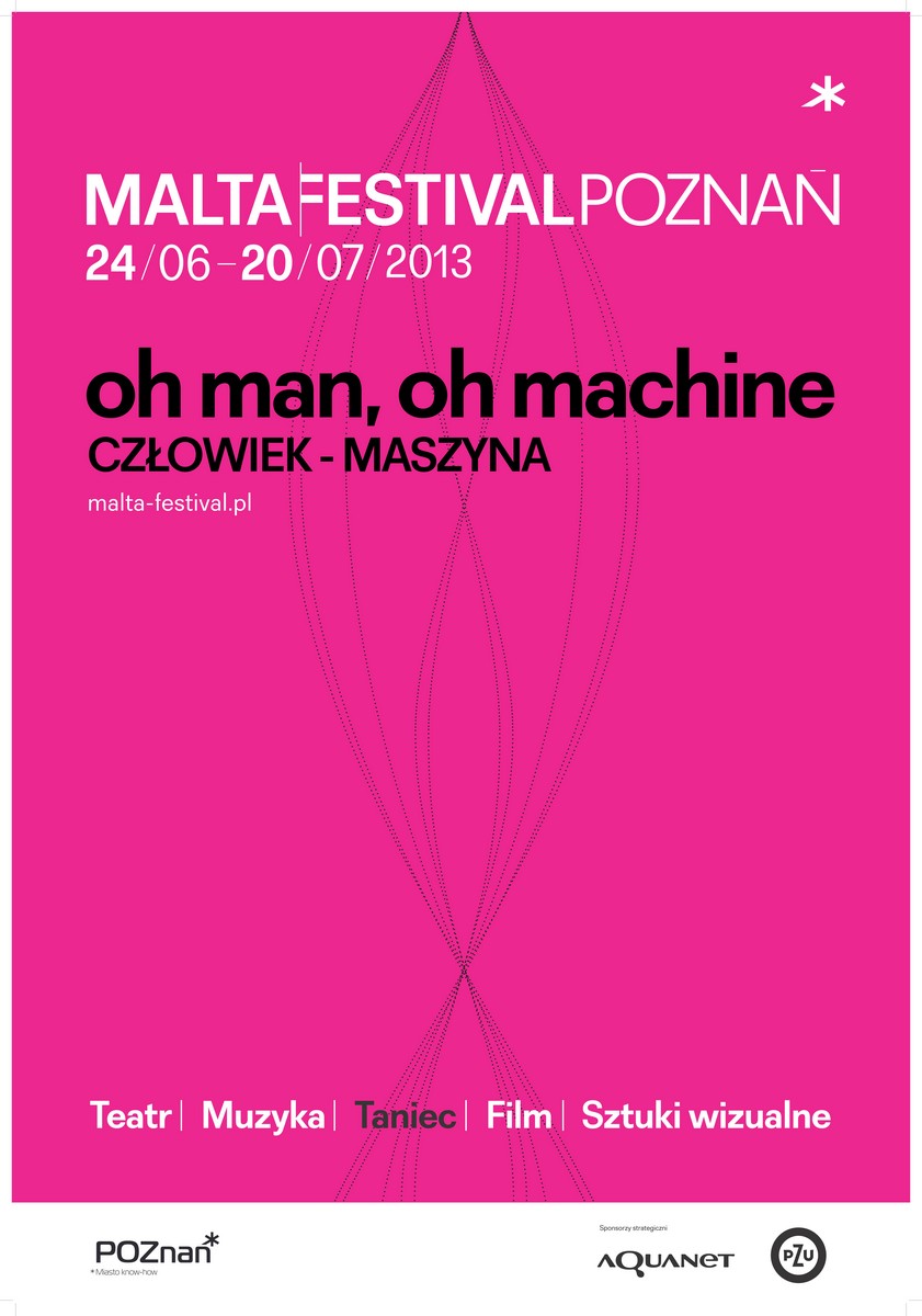 Malta Poznań Festival 2013, plakat (źródło: materiały prasowe organizatora)