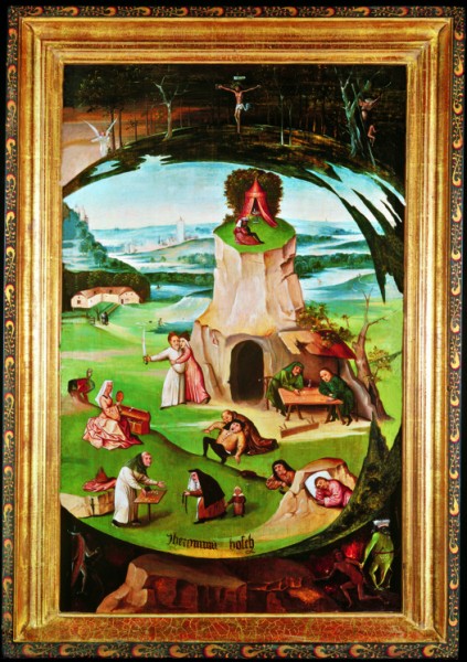 Hieronim Bosch, „Siedem Grzechów Głównych”, ok. 1500, 86,5×56 cm, kat.2 (źródło: materiały prasowe organizatora)