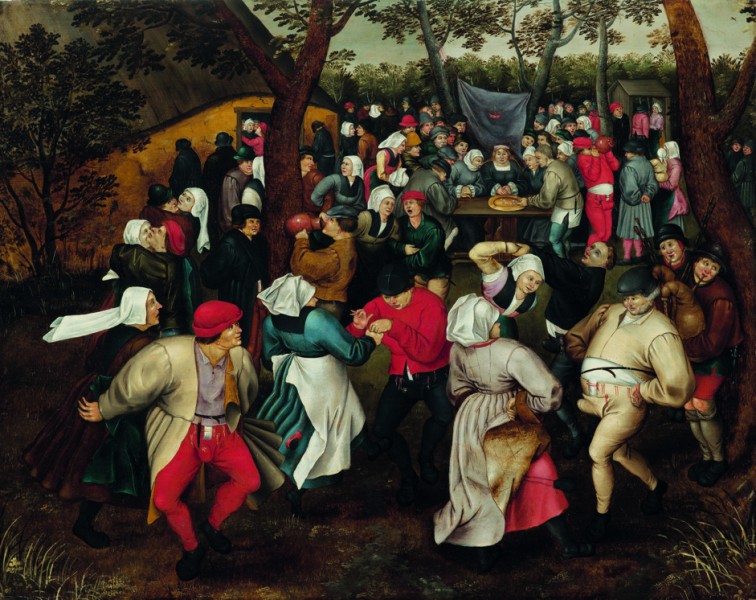 Pieter Brueghel Młodszy, „Taniec weselny”, 1610, 74,2x94cm (źródło: materiały prasowe organizatora)