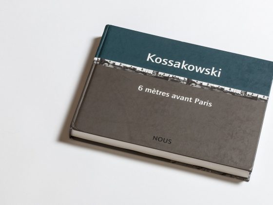 Eustachy Kossakowski, „6 metrów przed Paryżem/ 6 mètres avant Paris”, Wydawnictwo Nous, Cean 2012 – okładka (źródło: materiały Kwartalnika Herito)