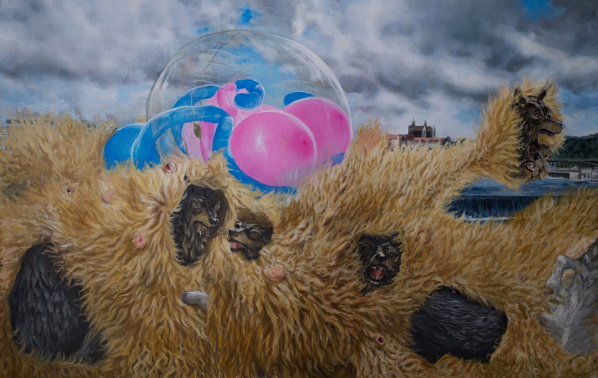 Julia Curyło, „Wilki”, 2011, ol. pł., (źródło: dzięki uprzejmości artystki)