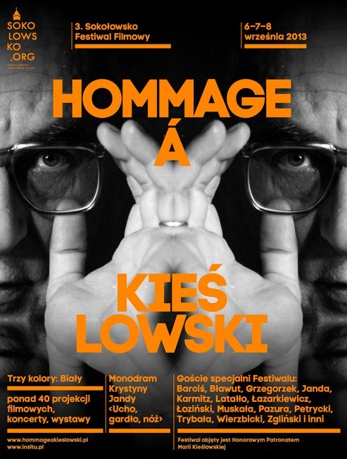 Festiwal Filmowy Hommage à Kieślowski – plakat (źródło: materiały prasowe organizatora)