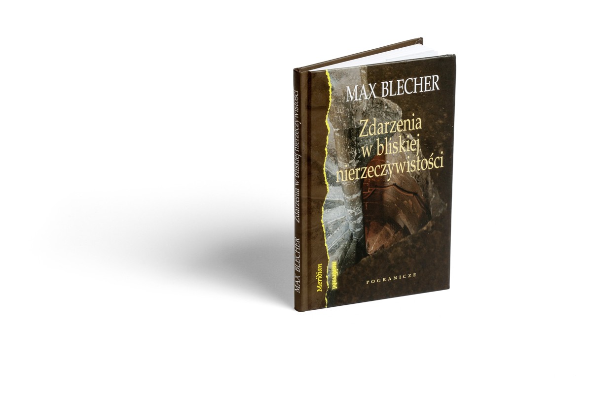 Max Blecher, „Zdarzenia z bliskiej nierzeczywistości” – okładka książki (źródło: materiały prasowe Kwartalnika Herito)