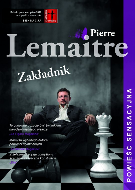 Pierre Lamaitre, „Zakładnik” – okładka (źródło: materiały prasowe wydawnictwa Muza)