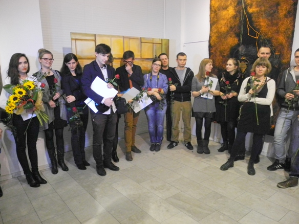 „Promocje” 2013, Galeria Sztuki w Legnicy, laureaci (źródło: materiały Galerii Sztuki w Legnicy)