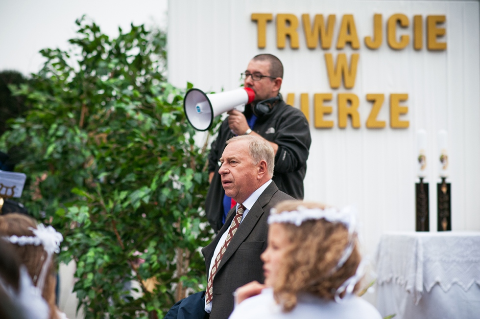 „Obywatel”, reż. Jerzy Stuhr, fotografia z planu zdjęciowego (źródło: materiały dystrybutora/ITI Cinema)