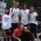 Wiersz „Liberty Poem” duetu K. Bazarnik, Z. Fajfer na koszulkach w czasie „Occupy Wall Street” w Nowym Jorku, 2011 (źródło: dzięki uprzejmości Katarzyny Bazarnik)