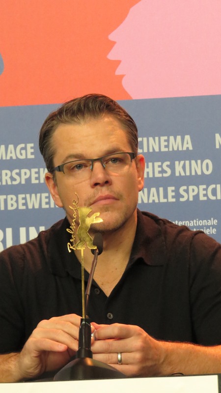 Matt Damon, 64. Berlinale, fot. Alexandra Hołownia (źródło: dzięki uprzejmości A. Hołowni)