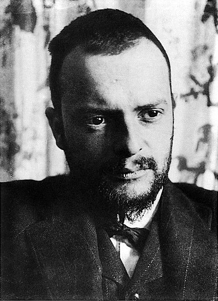 Paul Klee, 1911, fot. Alexander Eliasberg (źródło: Wikimedia Commons)