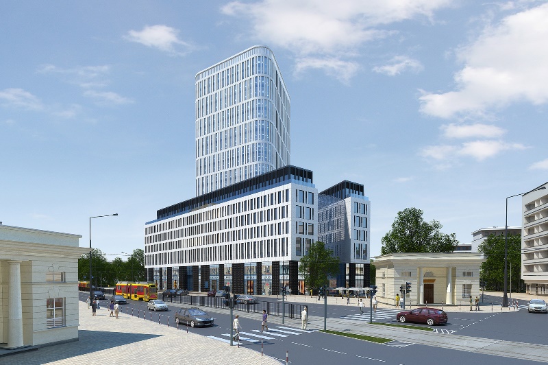 „Plac Unii”, Warszawa, proj. Kuryłowicz & Associates Architecture Studio, 2013 (źródło: dzięki uprzejmości Kuryłowicz & Associates Architecture Studio)