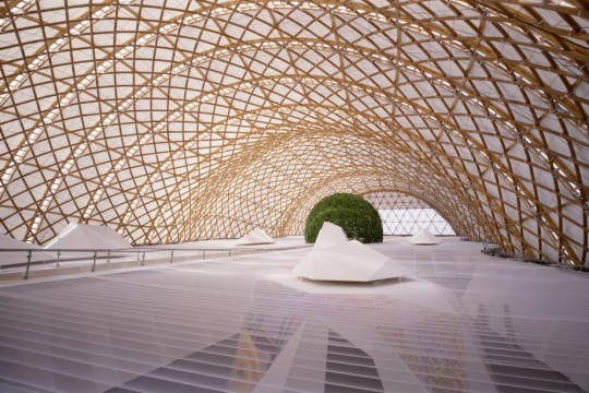 Japan Pavilion, Expo 2000 Hanower, 2000, Niemcy, fot. Hiroyuki Hirai (źródło: materiały prasowe The Pritzker Architecture Prize 2014)
