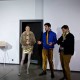 Cecylia Malik, Piotr Sikora i Mateusz Okoński podczas wernisażu, fot. Maria Husarska (dzięki uprzejmości artystki)