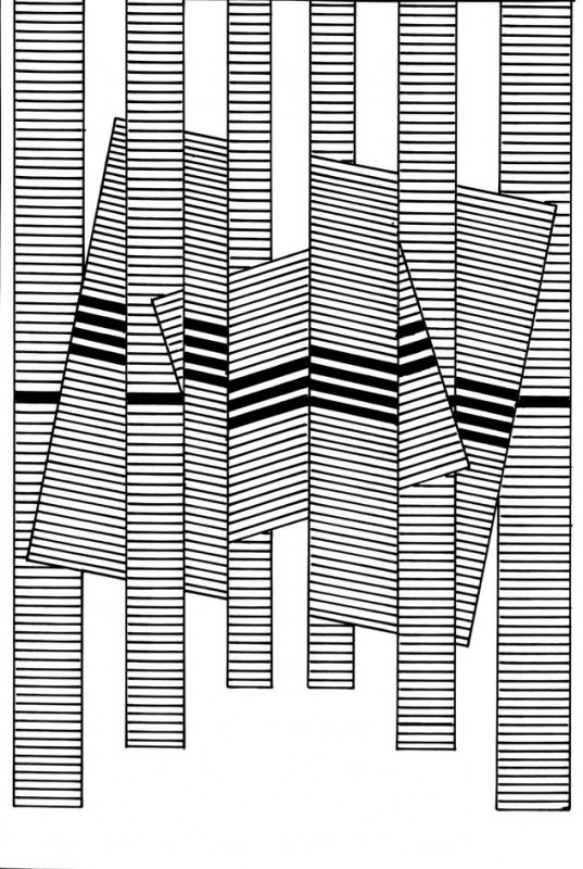 Jerzy Olek, „Figura możliwa”, rysunek, 2007 (źródło: dzięki uprzejmości artysty)