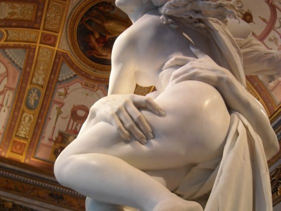 Giovanni Bernini, „Porwanie Proserpiny przez Plutona“, 1621-22, praca powstała na zamówienie kardynała Scipione Borghese (źródło: Wikipedia, na podstawie licencji Creative Commons)