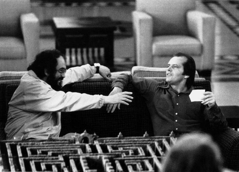 Stanley Kubrick i Jack Nicholson podczas realizacji zdjęć do filmu „Lśnienie” (Wlk. Bryt./USA, 1980). © Warner Bros. Entertainment Inc. (źródło: materiały prasowe organizatora)