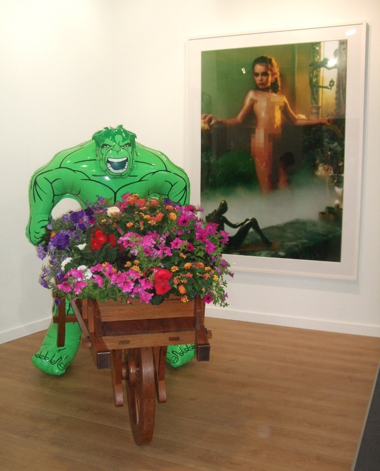 Jeff Koons, Galeria Gagossian, Art Basel 2014 w Bazylei, fot. Alexandra Hołownia (źródło: dzięki uprzejmości autorki)