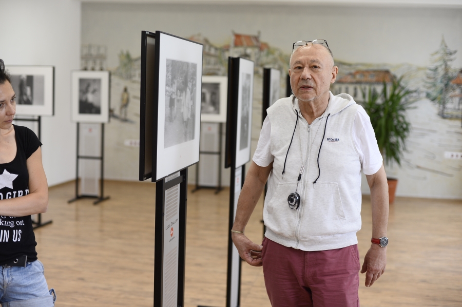 Bogdan Dziworski Masterclass, 8. Festiwal Filmu i Sztuki Dwa Brzegi w Kazimierzu Dolnym, 2014, fot. Jarosław Antoniak (źródło: dzięki uprzejmości organizatorów)