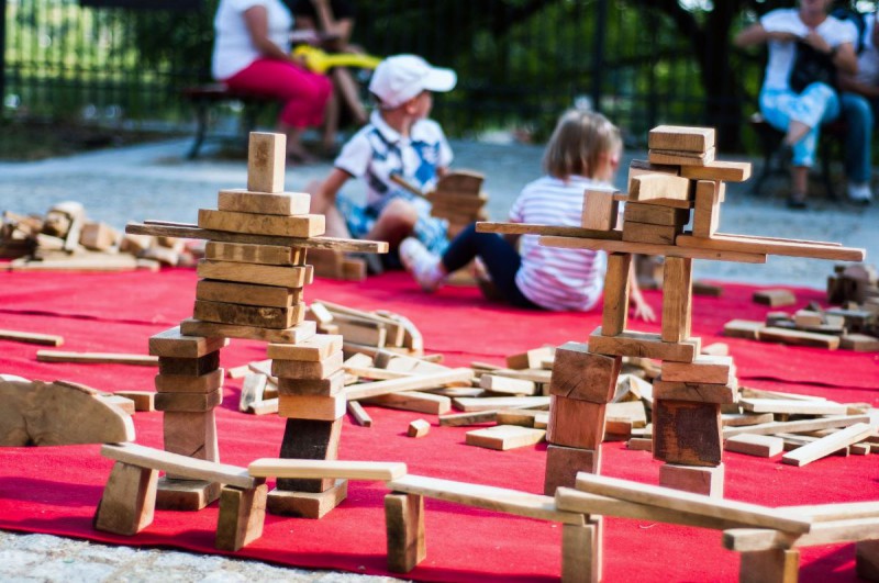 Klocki Mubabao, Jarmark Jagielloński 2014 (źródło: materiały prasowe organizatora – Warsztatów Kultury w Lublinie)