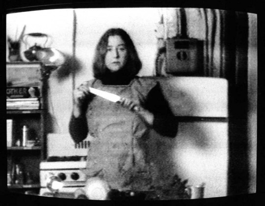 Martha Rosler, „Semiotics of the Kitchen”, 1975 (źródło: materiały czasopisma EKRANy)