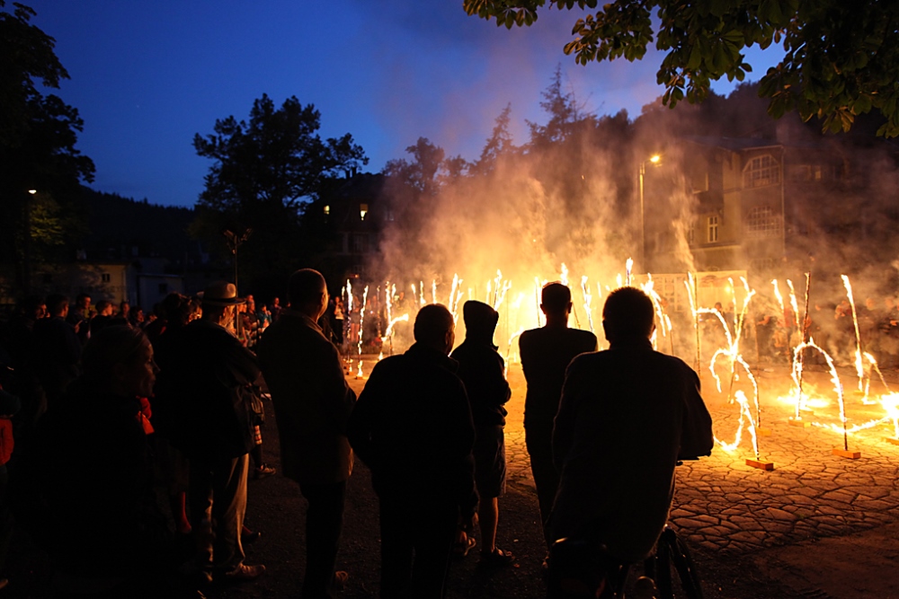 IV Międzynarodowy Festiwal Sztuki Efemerycznej Konteksty w Sokołowsku, 2014, fot. Marcin Polak, Jerzy Grzegorski (źródło: archiwum Fundacji In Situ)