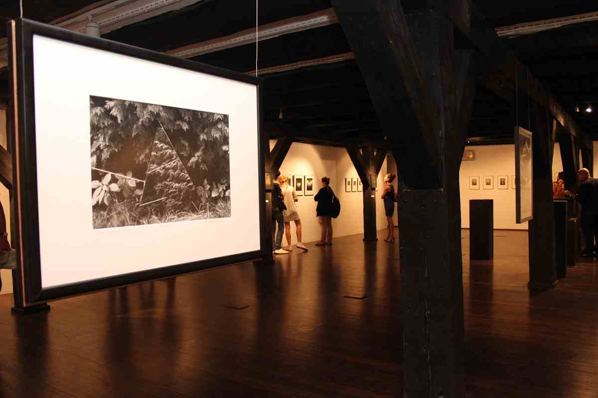 Widok wystawy „Pracownia. Lucjan Demidowski i Marcin Sudziński. Twórczość fotograficzna z kręgu iluzjonizmu”, prace Lucjana Demidowskiego, Galeria Sztuki Wozownia w Toruniu (źródło: dzięki uprzejmości Galerii)