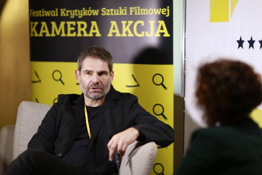 5. Festiwal Krytyków Sztuki Filmowej Kamera Akcja, Łódź 2014, Piotr Trzaskalski, fot. Paweł Mańka (źródło: materiały organizatora)