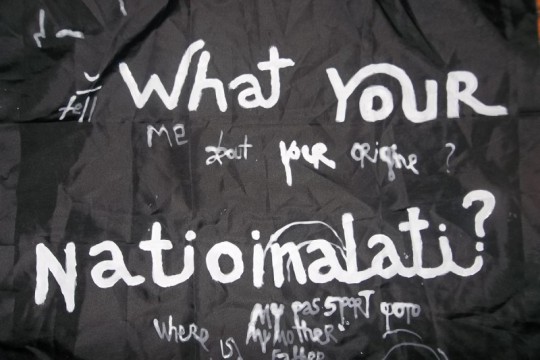 Babi Badalov „What your nationality”, 2013, akryl na tkaninie (źródło: materiały prasowe)