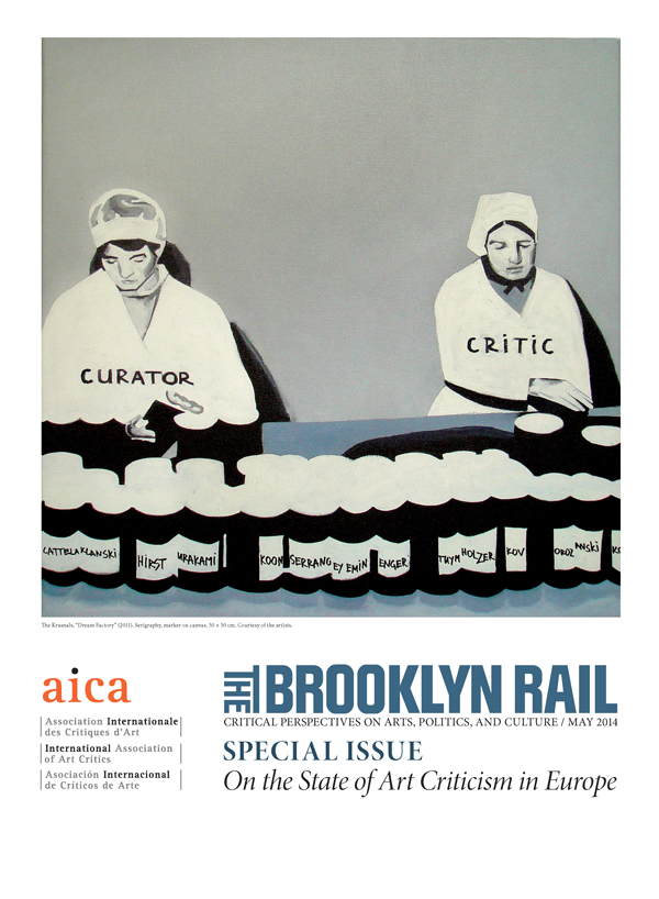 Dream Factory”, The Krasnals na okładce magazynu „Brooklyn Rail”, wydanie specjalne - AICA, maj 2014 (źródło: dzięki uprzejmości autora)