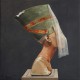 The Krasnals, „Nefertiti. Piękno zakryte”, z cyklu „Piękno w sztuce”, 2012, olej, płótno, 40x40 cm, fot. The Krasnals (źródło: dzięki uprzejmości autora)
