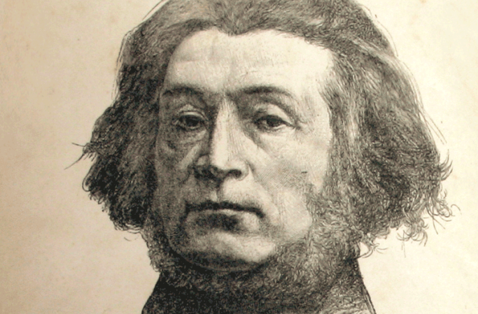 Adam Mickiewicz, z książki „Poezye Adama Mickiewicza”, Warszawa. Ksiegarnia Gebethnera i Wolfa, 1888 – fragment (źródło: Wikimedia Commons)