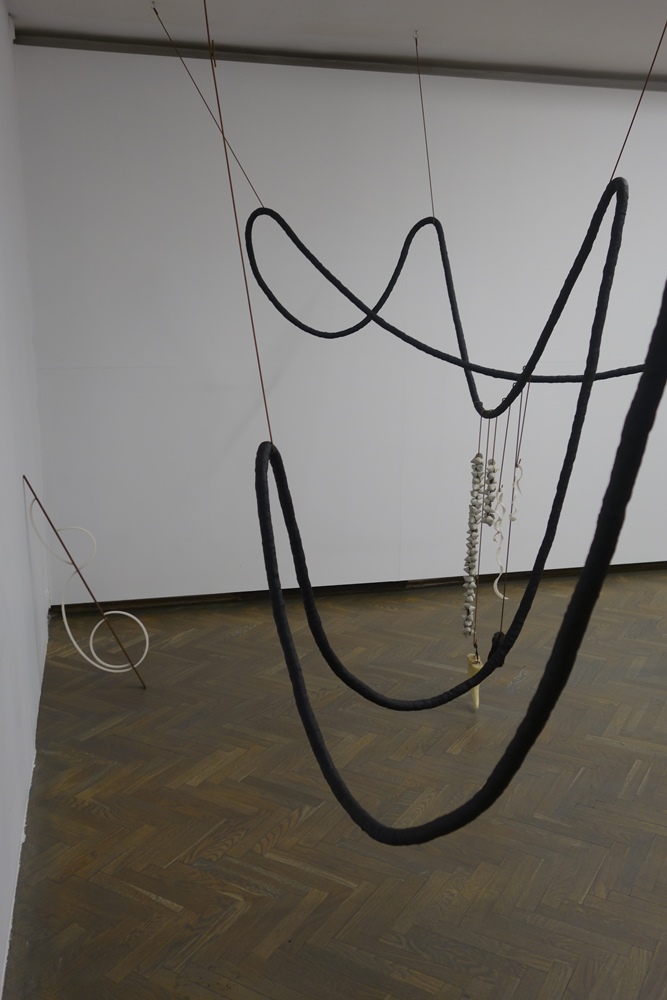 Iza Tarasewicz, „przez oczywistą niemożliwość aranżacji znaków”, Galeria Arsenał w Białymstoku, 2014, widok wystawy (źródło: dzięki uprzejmości autora)
