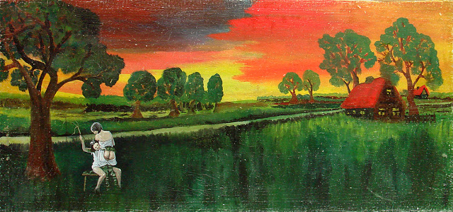 The Krasnals. Whielki Krasnal, „Polska Niepodległa”, z cyklu „Piękno w Sztuce”, 11.11.11. (2011), olej, płótno, 40x90 cm, fot. The Krasnals (źródło: dzięki uprzejmości autora)