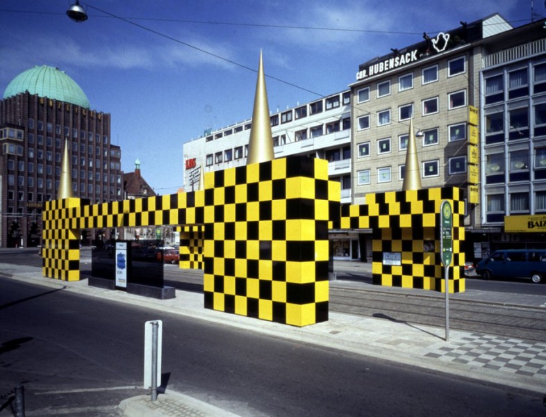 Przystanek autobusowy w Hannoverze, proj. Atelier Mendini (źródło: materiały prasowe organizatora)